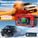 YDBAO 12V 15A Cargador de Batería de Coche Cargador Baterias Coche y Moto Inteligente con Reparación y Pantalla LCD y Múltiples Protecciones Cargador bateria para Coche Moto AGM SLA Gel LiFePO4 - 7