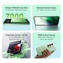 XIAOMI Redmi 15 5G, Smartphone 8+256GB, 6,9" FHD+ DotDisplay 144Hz, Snapdragon® 6s Gen 3, 6nm-Prozess, Octa-Core-CPU, 50MP Hauptkamera, 7000mAh, Schwarz - 2