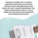 Squier by Fender Debut Collection HSS Stratocaster E-Gitarre, Laurel Griffbrett, Weißes Schlagbrett, Daphne Blue - 5