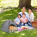 Nobleza Faltbares Katzenhaus, 2-in-1 Katzen und Hundebett, Abwaschbar mit Kissen, für Kleine bis Katzen und Hunde, Geeignet für Innen und Außenbereich - 8