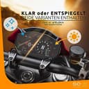 s.e. 2x 3D Schutzfolie für Garmin Zümo XT2, Schutzfolie entspiegelt,Displayschutz-Folie, Anti-Kratzer, Anti-Steinschlag für Navigationssystem, Klar & Matt enthalten - 2