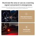 XIAOMI Portable Electric Air Compressor 2 Pro - 5 Modus, 150 PSI, 2500 mAh Batterie mit, Digitale Anzeige & LED-Licht, USB-C – perfekt für Autos, Fahrräder, Motorräder,E-Roller und Ball - 8