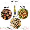 Olio Riviera Ligure DOP extra vergine di olive 100% Taggiasche, lt 0,50 x 2 fasciato oro - 2