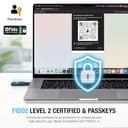 Thetis Pro-C FIDO2 (L2) Sicherheitsschlüssel Passkey-Gerät mit USB C & NFC, TOTP/HOTP Authenticator APP, FIDO 2.0 Zwei-Faktor-Authentifizierung 2FA MFA, Unterstützt Windows/macOS/Linux/Gmail/Facebook - 3