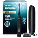 Philips Sonicare DiamondClean 9000 Black Electric Toothbrush, 4 Modes, 3 Intensities, Gum Pressure Sensor, App, Connected Handle, UK 2-Pin Bathroom Plug, Packaging May Vary - 1