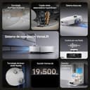 DREAME L50 Pro Ultra Robot Aspirador y Fregasuelos, 19500 Pa, Autolimpieza de la Mopa, Detección de Obstáculos Inteligente, Limpieza con Agua Caliente a 75°, Robot Aspitador con Cámara para Mascotas - 9