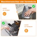 Ninja Heißluftfritteuse Zubehör, Zubehör für Ninja Foodi Max Dual Zone Heißluftfritteuse AF300EU AF400EU AF451EU AF500EU, Silikonform Backpapier Auflaufform für Ninja Airfryer, Air Fryer Accessories - 8