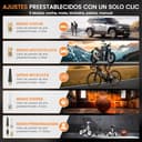 Compresor Aire Portátil 8000mAh, 150PSI Inflador Ruedas Coche, Inflador Eléctrico con Doble Alimentación Recargable, Pantalla Digital y Luz LED, Apagado Automático, para Coche, Moto, Bicicleta, Pelota - 7