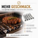 Premium Aromaschienen für Weber Spirit 300 Serie (E310, E320, E330) | 5er Set V2A Edelstahl 1.4301 | Rostfrei, extra langlebig & 100% Passgenau ab 2013 | Flavorizer Bars Ersatz Brennerabdeckungen - 6