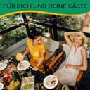 greenli® Einwegbesteck Set - 200 Holzgabeln und Holzmesser - Nachhaltiges Einweggeschirr Set aus Holz - 6