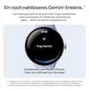 Google Pixel Watch 4 (41 mm) – Android-Smartwatch mit gewölbtem Display und Fitness-Tracking und Unterstützung von Gemini – Aluminiumgehäuse in Matte Black – Sportarmband in Obsidian – LTE - 9