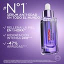 L'Oréal Paris Revitalift Filler Sérum Antiarrugas con Ácido Hialurónico, Péptidos. Nº1 del Mundo. Hidratación Duradera y Profunda. Ilumina y Rellena en 1H. Inspirado en Cosmética Coreana, 30ml - 2