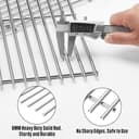 onlyfire GCG-8544 Stainless Steel Grill Grates for Weber Spirit 200 Series with Up Front Controls and Spirit II 200 Series Grills, Spirit E/S-210, E/S-220, Spirit E-310(2025), Set of 2 - 3