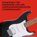 Squier by Fender Debut Collection HT HSS Stratocaster E-Gitarre, Laurel Griffbrett, Weißes Schlagbrett, Black - 4