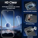 Lutree Cristal Templado para Google Pixel 10, 3+3 Piezas Protector de Pantalla + Protector de Lente de Cámara, Dureza 9H HD Anti-Arañazos Vidrio Templado Película Protectora - 7