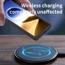 ESTH® Liquid Silicone Case for Oppo Find X7 Ultra with Anti-Germ Protection, Anti-Scratch Soft Microfiber Lining, High Resilience Gel Rubber Full Body Shockproof Cover, Black - 8