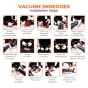 BLACK+DECKER 3-en-1 Soplador de Hojas de 3000W, aspiradora y trituradora con Mochila de recolección de 72L, BEBLV300-QS - 3