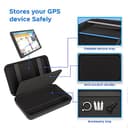 Digicharge Black Hard Carry Case For TomTom Rider 500 550 50 42 420 450 400 410 Rider 40 GPS Sat Nav With Accessory Storage and Lanyard - 2