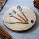 Amefa Bosquet Besteck-Set, 24-teilig, Edelstahl 18/0, Holzgriff, spülmaschinengeeignet - 3