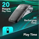 Cellularline - Easy Drive - Vivavoce Bluetooth per Auto con Funzione Dualphone - Talk Time 20h - Recharging Time 2h - Riproduci Suono e Indicazioni GPS dal Tuo Smartphone - Nero - 5