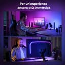 Philips Hue Play, Lightstrip Gradiend per Pc, 32-34", Hue Bridge Incluso, 23W - 4