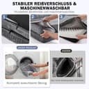 FURTIME Orthopädisches Hundebett Grosse Hunde, Memory Foam Hundekorb XL, Abnehmbar und Waschbar, rutschfeste Hundekörbchen, Hohem Rand Hundesofa, 107 x 81 x 19cm - 7