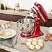 KitchenAid Artisan Food Processor Tilting Food Processor Dough Kneading Machine with 5 Accessories, 2 Stainless Steel Bowls, 4.8 L, Empire Red - 5