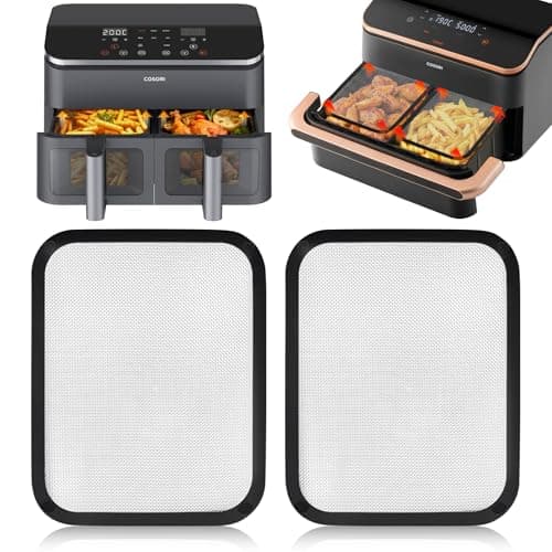 Juego de 2 protectores antisalpicaduras para freidora de aire caliente Dual Blaze TwinFry (10 L)