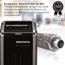 Fellowes Powershred 225Mi 100% Anti-Stau Aktenvernichter, Schneidleistung: 16 Blatt (Microcut), schwarz/Silbergrau - 5
