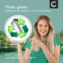 CELLONIC, battery sat nav compatible with TomTom Rider 550, Rider 500, Rider 400 (2500mAh, 3.7v) Replacement battery LHA11133000, LHA11138000, VF3W - 6