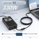 shefor 330W Cargador para Acer Predator Helios 18 16 15 PH18-71 PHN16-71 PH16-71 PH3D15 Acer Predator Triton 17 X PTX17-71 Nitro 17 16 15 AN17-51 AN17-41 AN16-41 A20-330P1A 19.5V 16.92A - 2