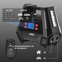 Oasser Inflador Ruedas Coche DC 12V y AC 220V Compresor Aire portatil con Pantalla LCD Luz LED Cable de 3M 150PSI para Coches, Motos y Bicicletas - 2