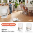 Accessory Set for Dreame L20 Ultra / L20 Ultra Complete Robot Vacuum Cleaner, 6 Dust Bags, 2 Main Brushes, 4 Mop Wipes, 4 Filters, 6 Side Brushes, Robot Vacuum Cleaner Replacement Parts Accessories - 2