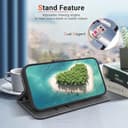 BLOTECH Glossy Surface Wallet for OPPO Realme GT Neo6 Sparkle Glitter PU Leather Cover with Soda-drinking tiger cub Pattern Cute Phone Pocket for Women Girls Phone Protective Flip Case - 9