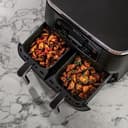 Ninja Foodi Dual Zone Digitale Heißluftfritteuse, 7,6L Airfryer, 2 Fächer, Antihaftbeschichtung, spülmaschinenfeste Körbe, 6-in-1, 4-6 Portionen, Schwarz AF300EU - 8