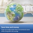 Philips Airfryer 5000 Series Dual Basket with Steam - Unique Steamfry, Steam & Airfry - 19 Ways to Cook; 9L Capacity (3L + 6L), RapidAir Plus Technology, Auto SteamClean (NA555/09) - 12