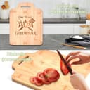 Vatertagsgeschenk für Papa,Multifunktionales Bambus Küchenbrett,Personalisierte Geschenk Vatertag für Opa Männer, Papa Geschenk Zum Vatertag Weihnachten Geburtstag - 3