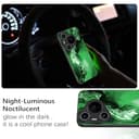 DOMAVER Case for Huawei P70 Pro, Huawei P70 Pro+ Slim Fit Glow in The Dark Hybrid Hard PC Shockproof Drop Protective Girls Women Men Phone Cover for Huawei P70 Pro/P70 Pro+, Blue Green - 9