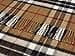 Moon Wool Plaid Throw Blanket, Merino Labmswool, Camel Thompson Tartan, Made in UK - 3