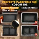 COSORI Heißluftfritteuse Zubehör für COSORI Dual Blaze TwinFry XXL 10L - COSORI Heißluftfritteuse 10L Airfryer Silikonform Zubehör(1x10L & 2x5L) - mit Grillrost, Weiteres Zubehör - 2