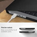 Spigen Cover Urban Fit Compatibile con MacBook Pro 16 pollici M4 Pro / M4 Max (2024) M3/M2/M1 Pro/Max (2023-2021), Custodia in Tessuto Anti-Impronta e Antigraffio - Nero - 8