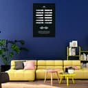 Heiwu AM by Arctic Monkeys - Póster artístico en lienzo y arte de pared, impresión moderna para decoración de dormitorio familiar, 40 x 60 cm - 4