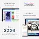 Apple 15" MacBook Air Laptop, M5 Chip mit 10‑Core CPU und 10‑Core GPU: Entwickelt für KI, 15,3" Liquid Retina Display, 16 GB gemeinsamer Arbeitsspeicher, 512 GB SSD, Touch ID, WLAN 7; Mitternacht - 5