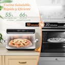 Cosori Freidora de Aire Dual Blaze TwinFry 10 Litro-True Metal-Doble Resistencia 2800 W (35–240 °C)-Divisor para Zonas de la Gran Doble Cesta-6 Funciones-Smart WiFi-Máx 10 Personas-Limpiable-Blanca - 7