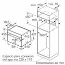 Bosch - Horno Compacto, 60 cm, Serie 8, Electrónica TFT TouchControl, AirFry, Función Assist, Home Connect, Pirólisis, Negro, CBG7741B1 - 2