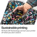 HP LaserJet 179fnw Colour Wireless Multifunction Printer with Fax | Self-healing Wi-Fi | Print from phone or tablet | Small, compact MFP – world's smallest in-class | Print speeds up to 19 ppm black - 7