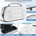 Tokluck Tasche für PlayStation Portal Remote Player, Harte Tragetasche für PlayStation Portal Zubehör, Reisetasche Hülle Aufbewahrungstasche für PS Portal Zubehör - 6