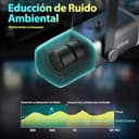 FIFINE XLR USB Microfono Gaming per PC PS4 PS5, Streaming Micrófono de Dinámico per Podcast Studio para Estudio Grabación - 7