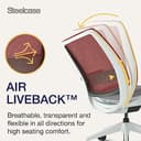 Steelcase Series 2 Ergonomic Office Chair With LiveBack Lumbar Support And 4D Armests Scarlet/Grey; Made in Europe - 10