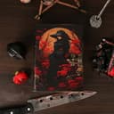 ANANYOM Handmade Leather Journal, Arciero Storica vintage Leather Journal (Multi colour) Notebook With 200 Blank Deckle Paper, Unruled, Brass Clasp Lock journal for Men & Women, Multi Colour - 6